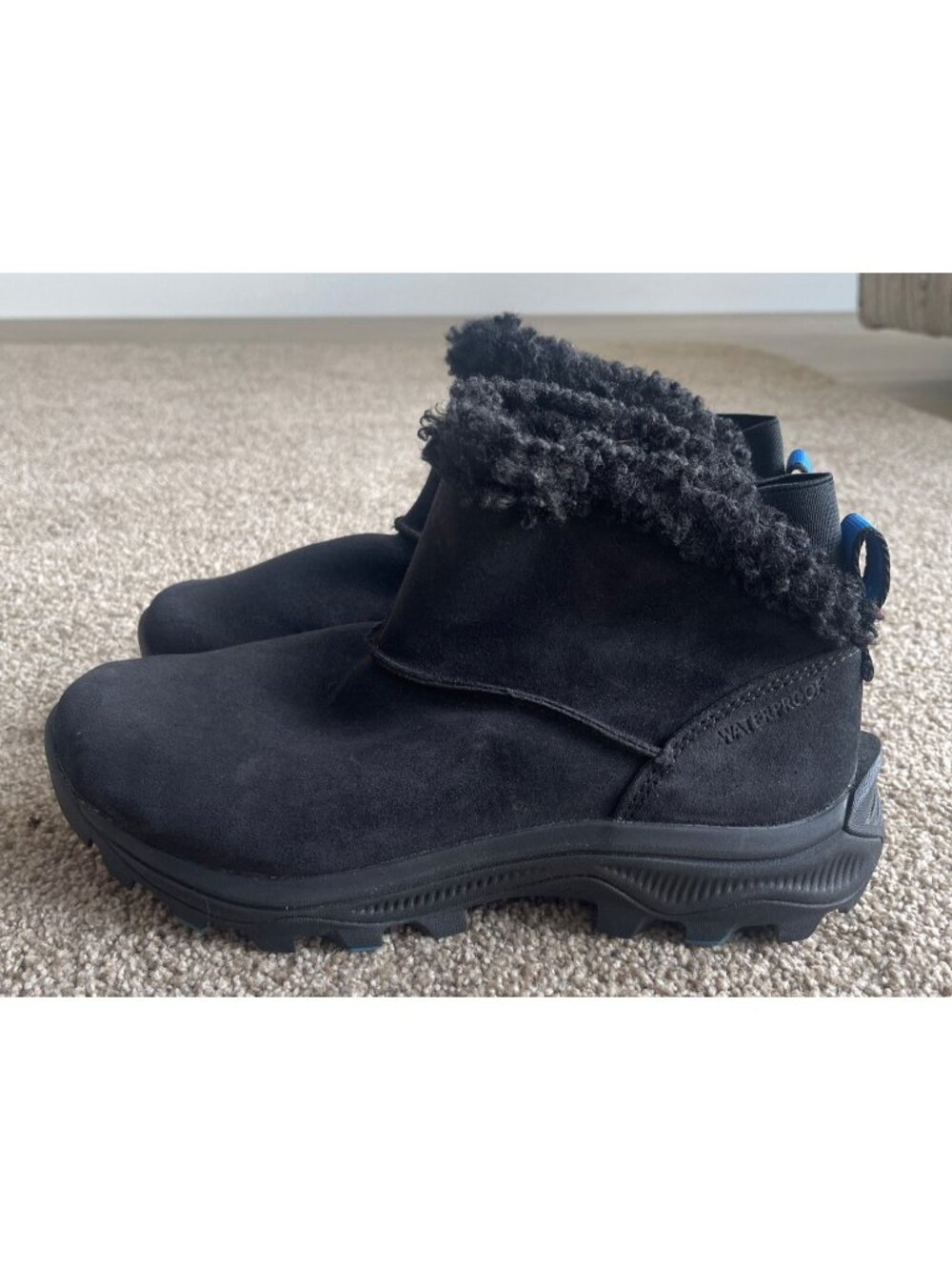 Merrell Womens 8 Snowbound Charcoal Waterproof Winter Boots J55622
